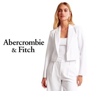 Abercrombie & Fitch White Blazer